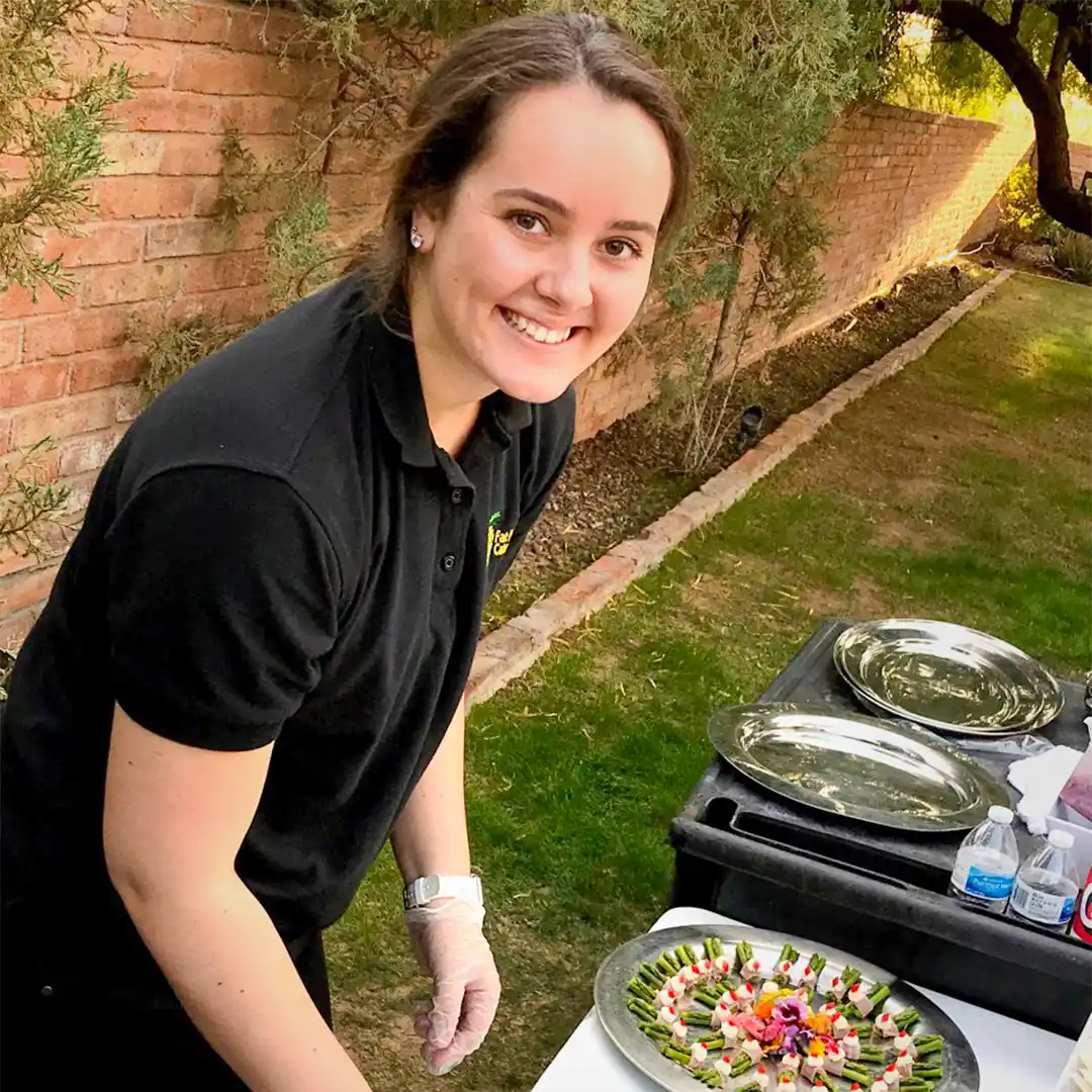 staff plating phoenix hors d'oeuvres