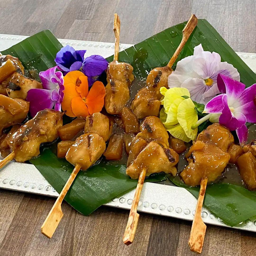 teriyaki chicken skewers